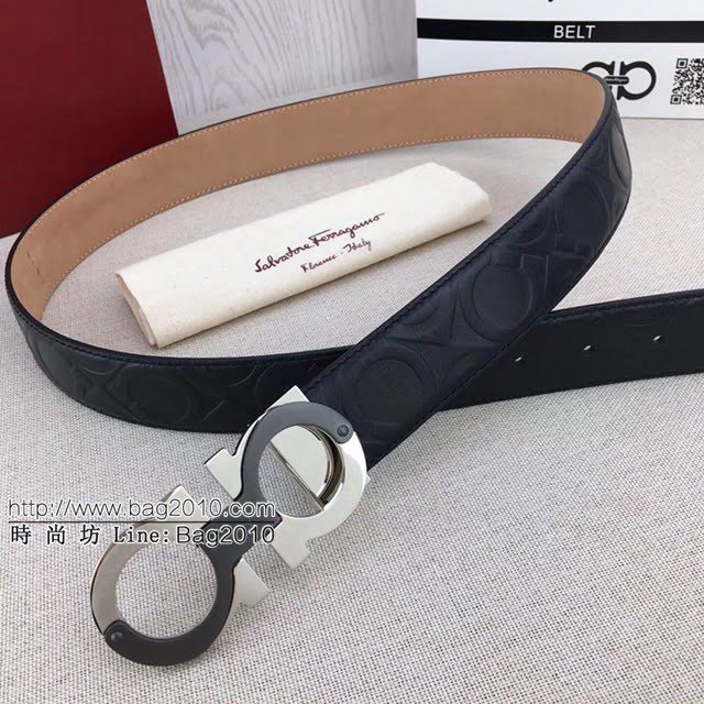 菲拉格慕男士皮帶 Ferragamo雙面用小牛皮腰帶  jjp1403